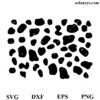 Black Leopard Pattern SVG