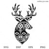 Brocade Deer SVG