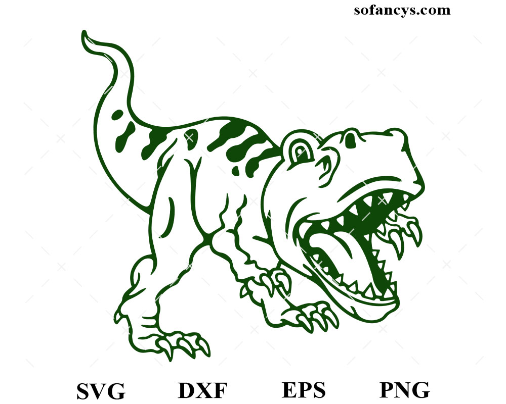 Dinosaur T-Rex SVG DXF EPS PNG Cut Files