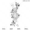 DNA Floral SVG