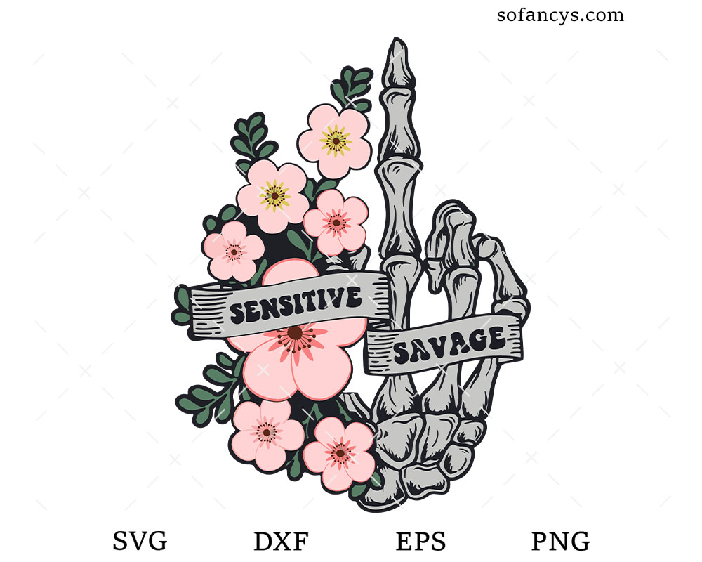 Sensitive Savage SVG