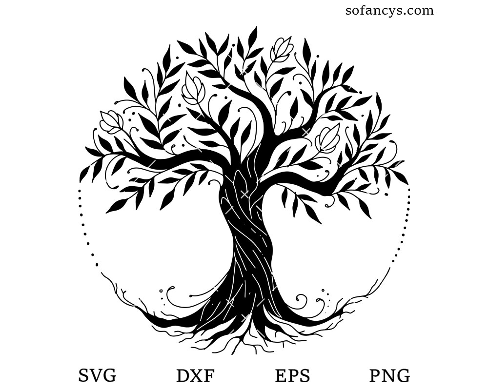 Tree of Life SVG DXF EPS PNG Cut Files