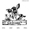 Welcome Farm Animal SVG