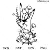Wildflower Rock'n Roll SVG, Rock'n Roll Sign SVG, Mystical FLowers SVG