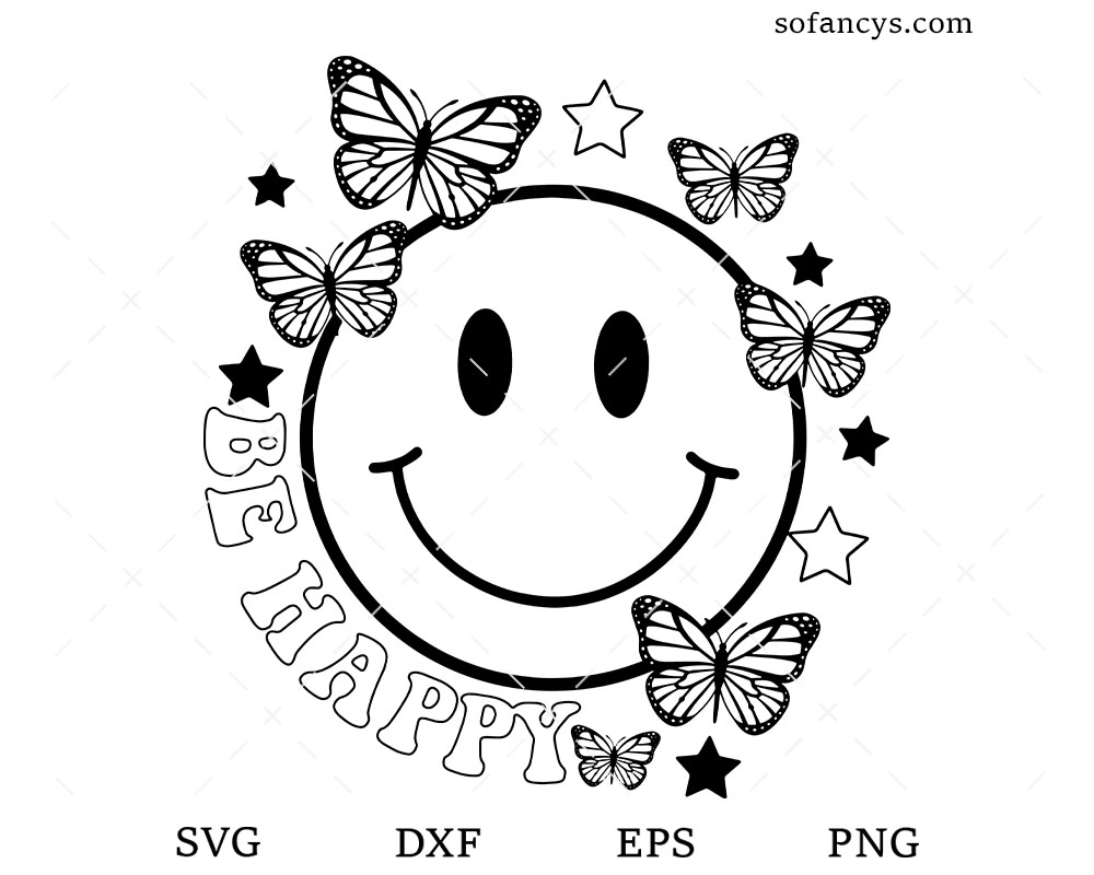 Be Happy SVG