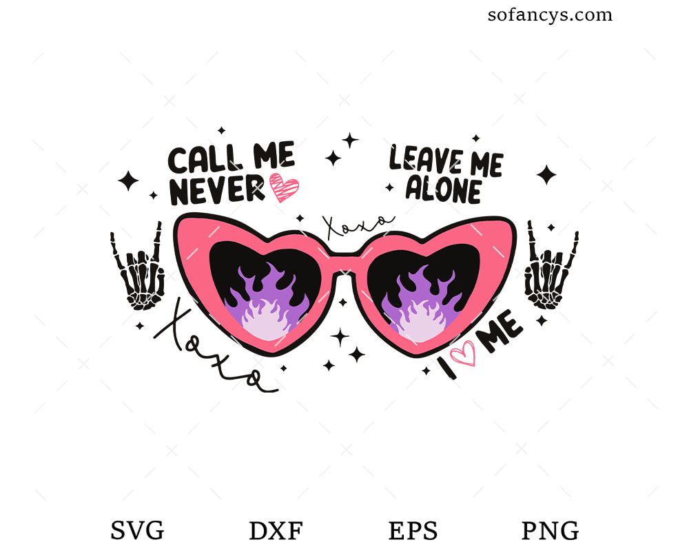 Call Me Never SVG