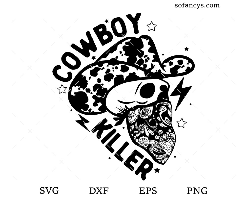 Cowboy Killer SVG