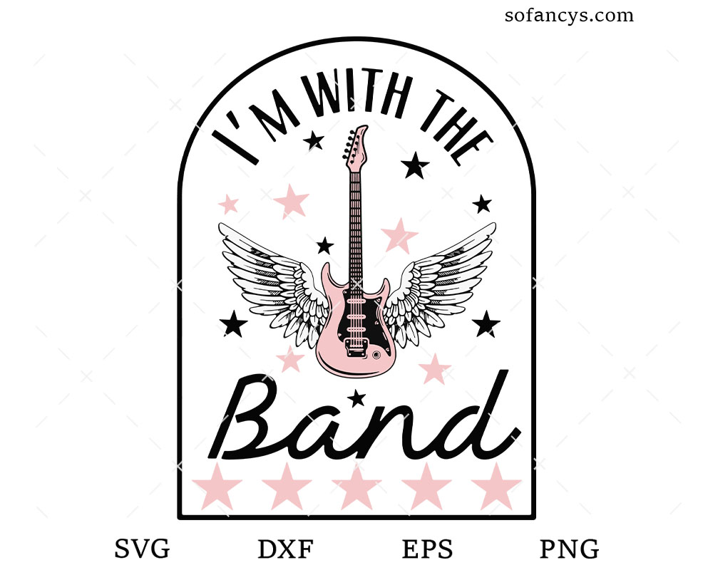 I’m With The Band SVG