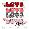 Love Xoxo SVG