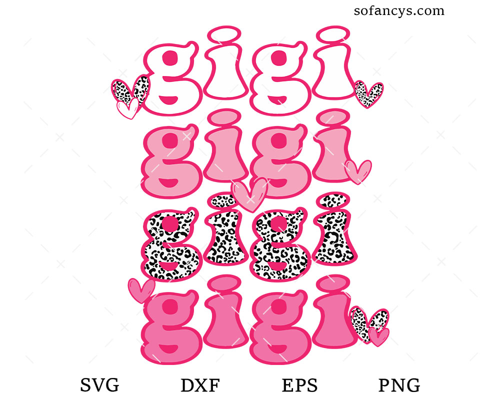 Valentine’s Day Gigi SVG