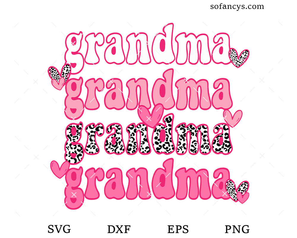 Valentine’s Day Grandma SVG