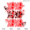 Xoxo Cowprint Valentine SVG