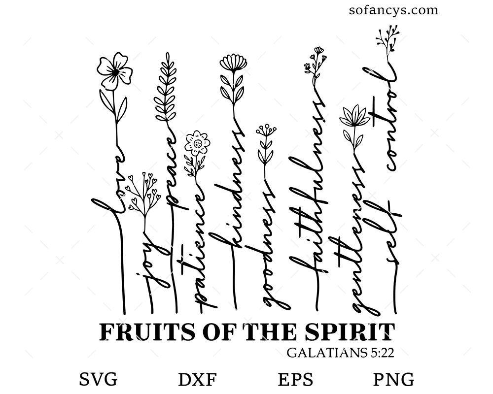Fruits Of The Spirit SVG