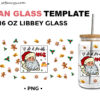 Santa I Do It For The Ho’s 16oz Libbey Glass Can Wrap