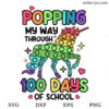 Unicorn 100th Days Of School SVG