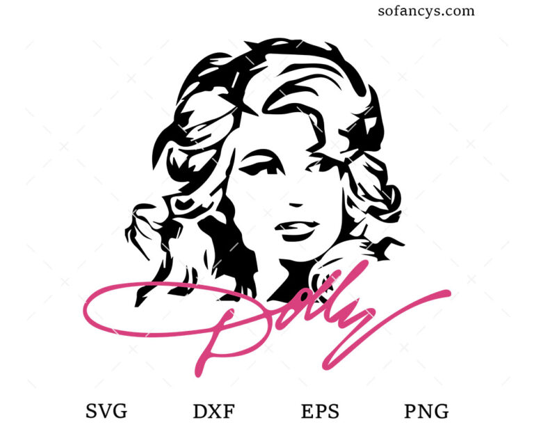 Dolly Parton SVG DXF EPS PNG Cut Files