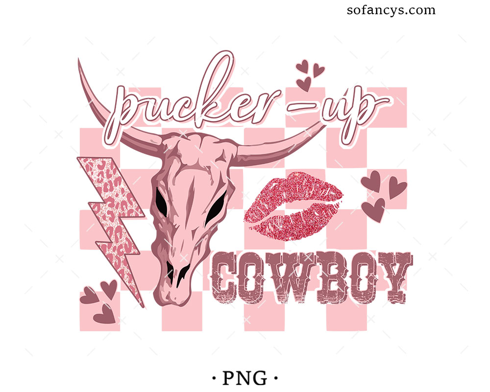 Pucker-Up Cowboy Sublimation