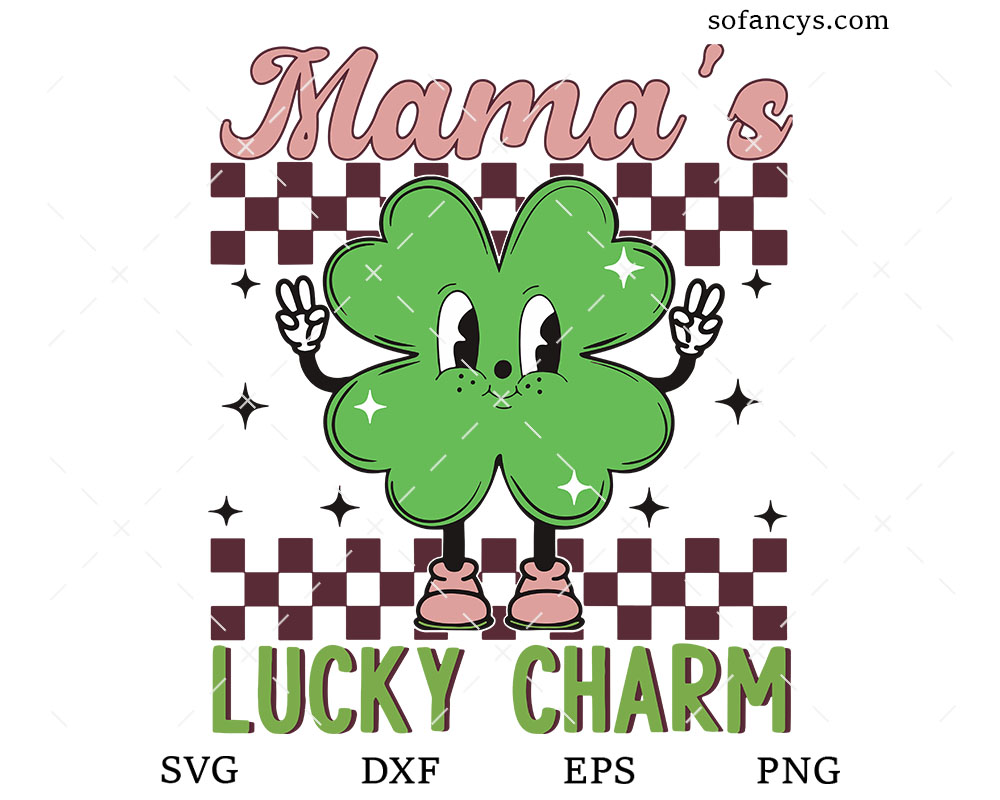 Retro Mama’s Lucky Charm SVG